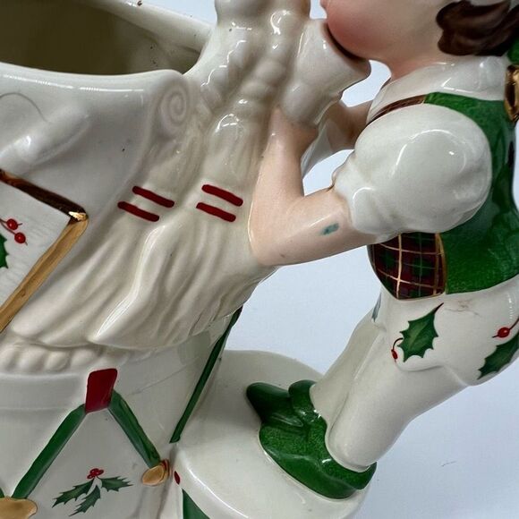 Lenox Holiday ToyShop Elf French Horn Pitcher - Picture 4 of 5